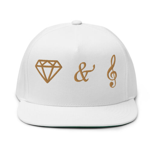 Yupoong 6007 5-Panel Cotton Twill Snaback Cap in Santero Branco