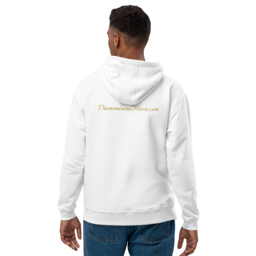 "Stitched" Premium Eco Hoodie in Santero Branco - Image 3
